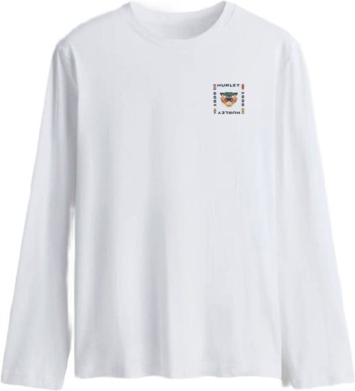 Hurley - Rash Regular Bolud L/S - Lycra Gr S weiß