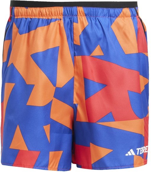 adidas Terrex - Multi Light Shorts AOP - Laufshorts Gr XS - Length: 5'' blau