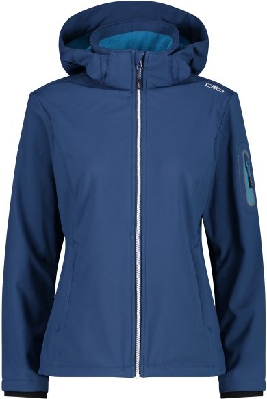 Thumbnail - CMP - Women's Softshell Jacket Zip Hood - Softshelljacke Gr 52 blau