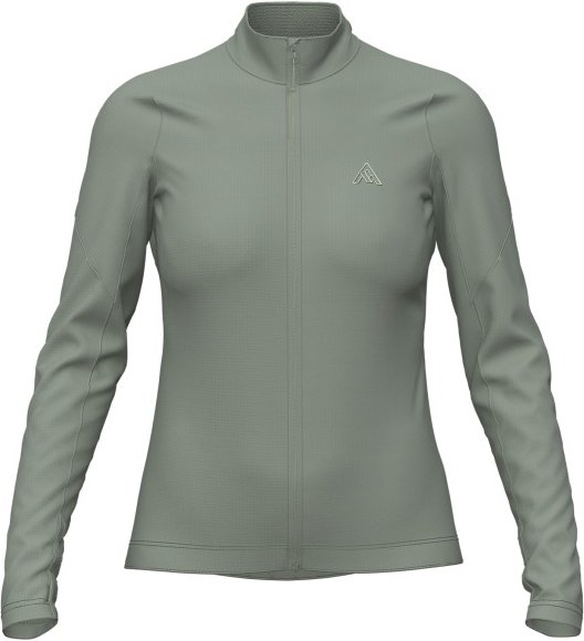Thumbnail - 7mesh - Women's Tantalus Jersey L/S - Radtrikot Gr M grau