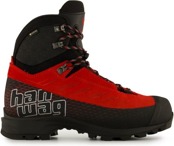 Thumbnail - Hanwag - Ferrata Tour GTX - Bergschuhe Gr 46 rot/grau