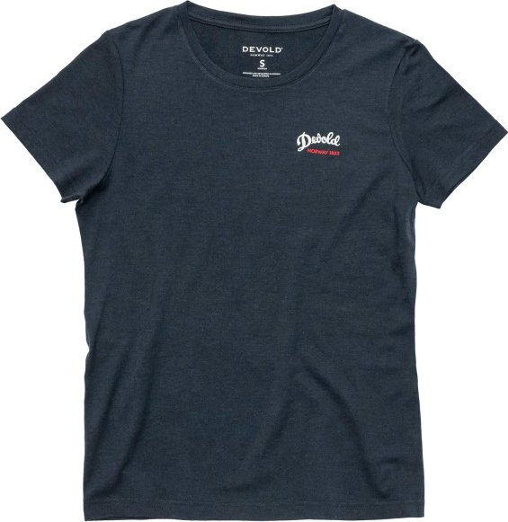 Devold - Women's Classic Script Tee - Merinoshirt Gr S blau
