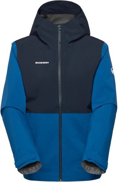 Mammut - Women's Linard Light Hardshell Hooded Jacket - Regenjacke Gr L blau