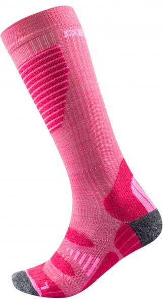 Devold - Cross Country Kid Sock - Skisocken Gr 31-34 rosa