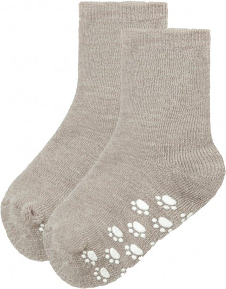 Joha - Kid's 721 Wool Sock Anti-Slip - Hüttenschuhe Gr 15-18 grau