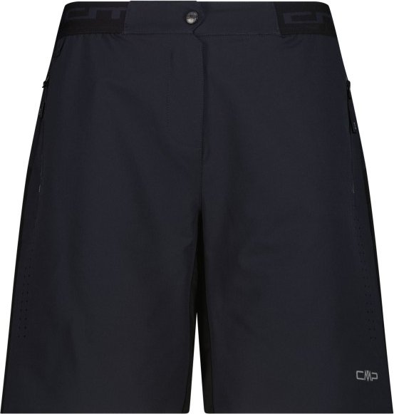 CMP - Women's Free Bike Stretch Bermuda + Mesh Underwear - Radhose Gr 48 schwarz