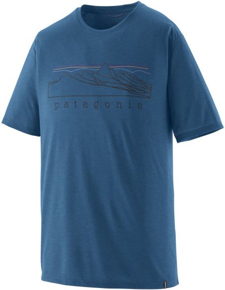 Patagonia - Cap Cool Trail Shirt Stratapeaks - Funktionsshirt Gr XL blau