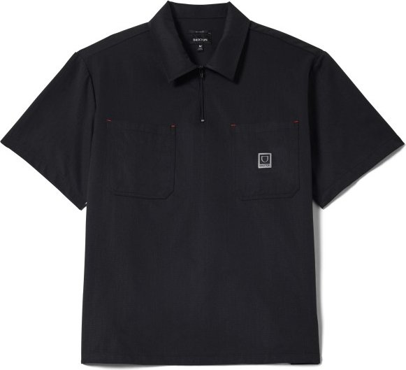 Brixton - Journey Lightweight S/S Woven - Hemd Gr M schwarz