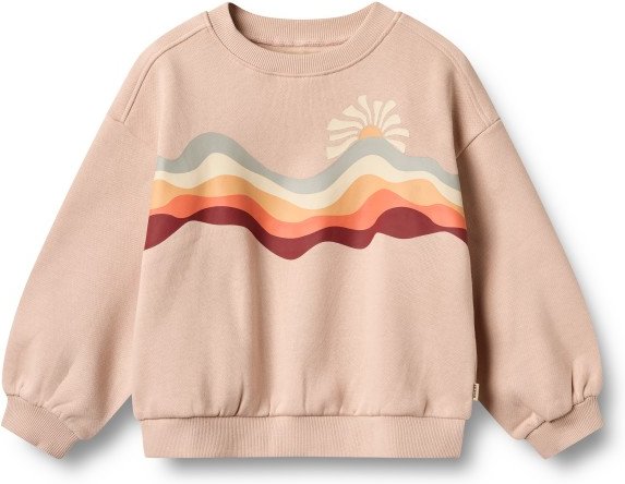 Thumbnail - WHEAT - Kid's L/S Eliza - Pullover Gr 116 beige