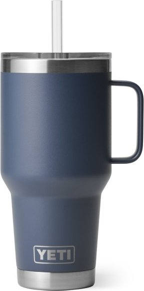 Thumbnail - Yeti Coolers - Rambler Straw Mug - Isolierbecher Gr 1242 ml grau/blau