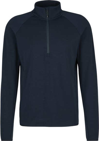 Thumbnail - Heber Peak - MerinoBlend SaplingHe. II Half Zip - Pullover Gr 3XL blau