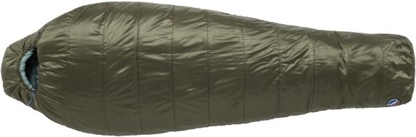 Big Agnes - Anthracite 20 - Kunstfaserschlafsack Gr Long - Bodysize: 198 cm grün