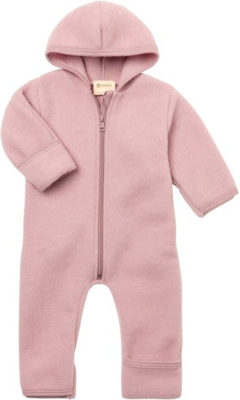 Engel - Baby-Overall mit Kapuze und Reißverschluss - Overall Gr 50/56 rosa