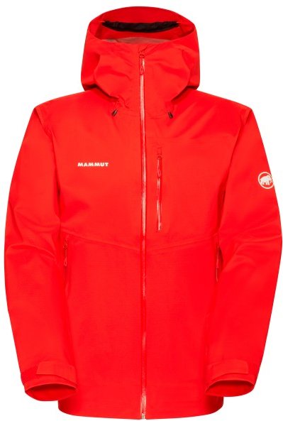 Thumbnail - Mammut - Alto Guide Hardshell Hooded Jacket - Regenjacke Gr M rot