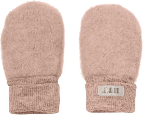 Huttelihut - Kid's Mittens Wool Fleece 2-Layer - Handschuhe Gr 86/92 beige