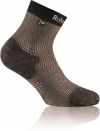 Rohner - Copper Allsport Quarter - Multifunktionssocken Gr 44-46 braun