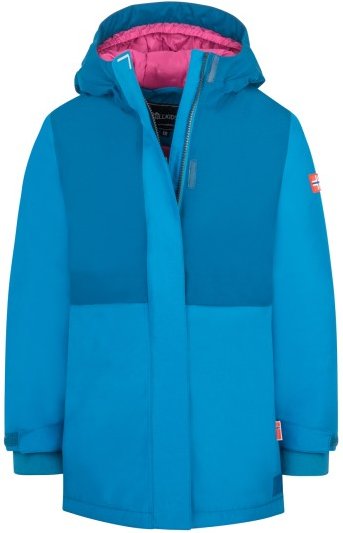 Trollkids - Girl's Hovden Coat - Mantel Gr 92 blau