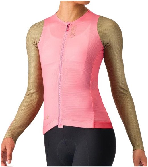 Castelli - Women's Corretto Long Sleeve Jersey - Radtrikot Gr S rosa