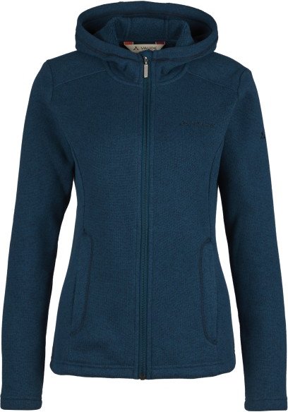 Vaude - Women's Aland Hooded Jacket - Fleecejacke Gr 36 blau
