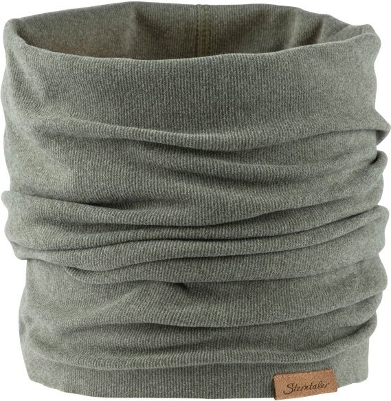 Sterntaler - Kid's Schlauchschal Feinstrick - Halstuch Gr 1 grau/oliv