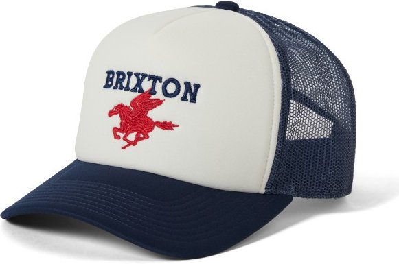Brixton - Pegasus Curved Netplus Medium Profile Trucker - Cap Gr One Size blau/grau