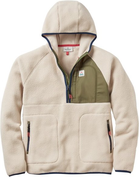 Passenger - Ventura 1/2 Zip Recycled Sherpa Fleece - Fleecepullover Gr M beige