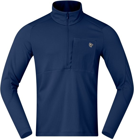 Norrøna - Femund Warm1 Half-Zip - Fleecepullover Gr L blau