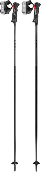 Leki - Airfoil 3D - Skistöcke Gr 130 cm schwarz/grau