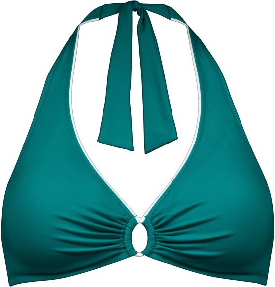 Lidea - Women's Sports Club Halter Bikini Top - Bikini-Top Gr 42 - Cup: B türkis