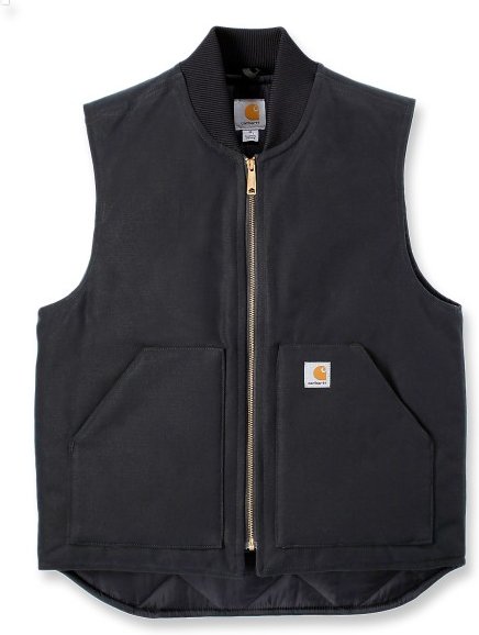 Carhartt - Insulated Rib Collar Vest - Freizeitweste Gr XXL schwarz