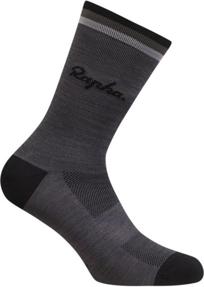 Thumbnail - Rapha - Logo Socks - Radsocken Gr 40-42 grau