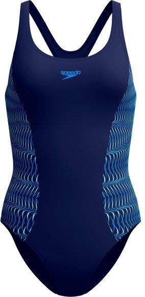 Speedo - Women's Placement Muscleback - Badeanzug Gr 44 blau