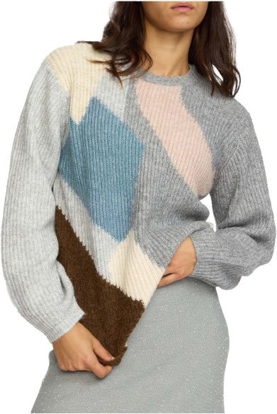 Selfhood - Women's Knit Sweater - Pullover Gr M grau