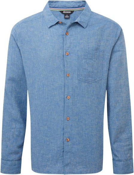 Sherpa - Habba L/S Shirt - Hemd Gr L blau