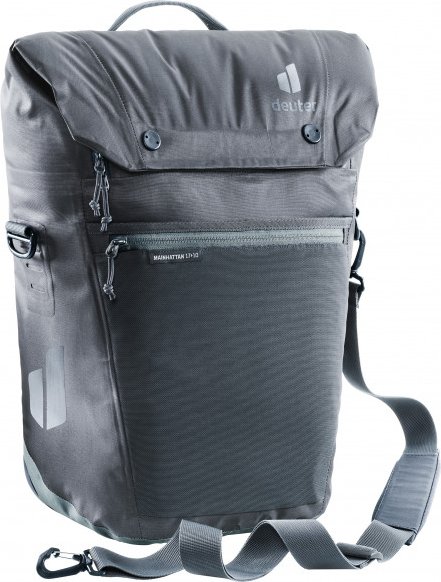 Deuter - Mainhattan 17+10 - Gepäckträgertasche Gr 17+10 l grau