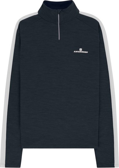 Amundsen Sports - 5Mila Half Zip - Merinojacke Gr M blau