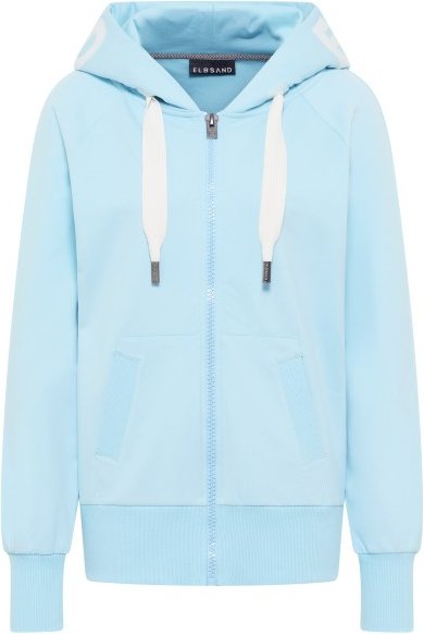 ELBSAND - Women's Kelda Hood-Jacket - Sweat- & Trainingsjacke Gr L blau