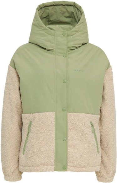 Mazine - Women's Fabric Blocking Jacket - Winterjacke Gr S beige/oliv