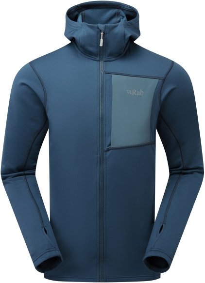 Thumbnail - Rab - Superflux Hoody - Fleecejacke Gr S blau