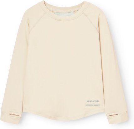 Mini A Ture - Kid's Matcarab L/S T-Shirt - Funktionsshirt Gr 146 - 11 Years weiß/beige