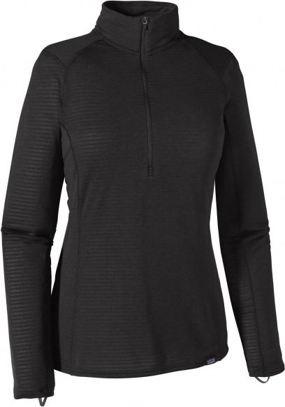 Patagonia - Women's Capilene Thermal Weight Zip Neck - Kunstfaserunterwäsche Gr M schwarz
