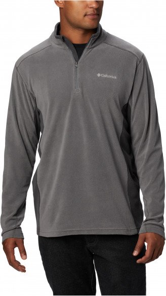Thumbnail - Columbia - Klamath Range II Half Zip - Fleecepullover Gr M - Regular grau