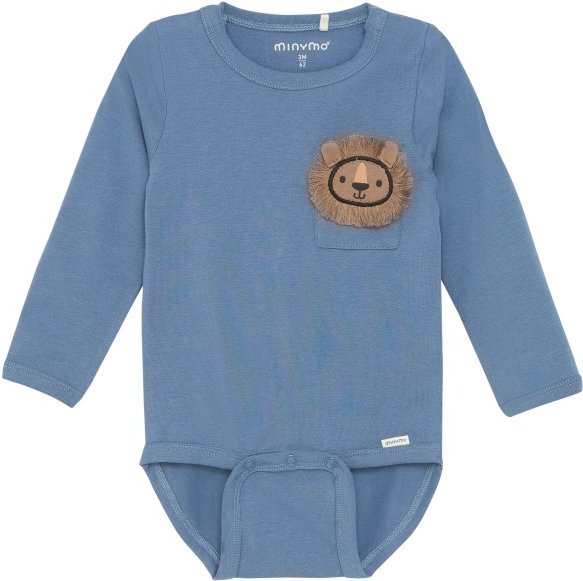 Thumbnail - Minymo - Kid's Body L/S - Alltagsunterwäsche Gr 92 blau