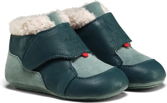 Thumbnail - Affenzahn - Kid's Krabbelschuh Leder Growy - Barfußschuhe Gr 22/23 blau