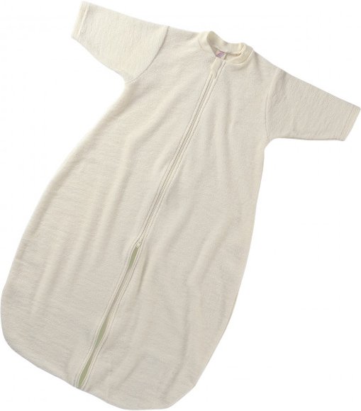 Engel - Baby-Schlafsack L/S mit Reißverschluss - Babyschlafsack Gr 62/68 beige