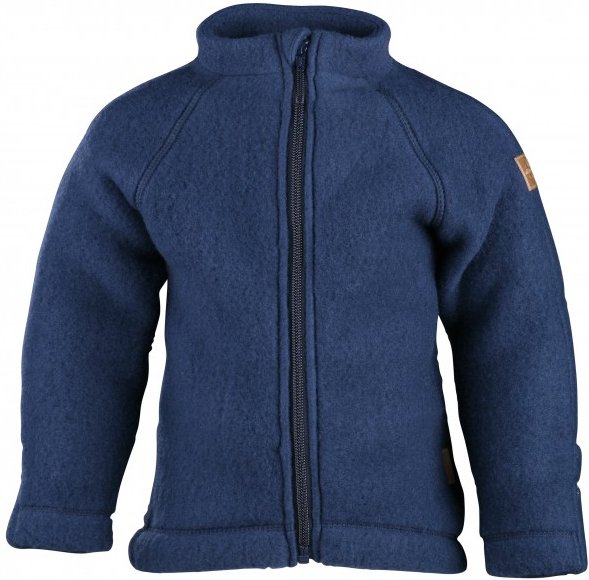 Thumbnail - Mikk-Line - Wool Baby Jacket - Wolljacke Gr 80 blau