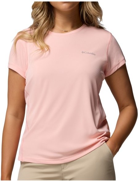 Columbia - Women's Zero Rules Light S/S Crew - Funktionsshirt Gr M rosa