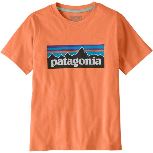 Patagonia - Kid's P-6 Logo - T-Shirt Gr M orange