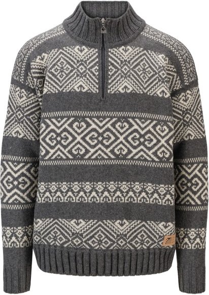 Thumbnail - Dale of Norway - Rasletind Sweater - Merinopullover Gr M grau