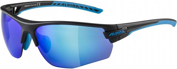 Alpina - Tri-Scray 2.0 HR Mirror Cat 0+2+3 - Fahrradbrille blau
